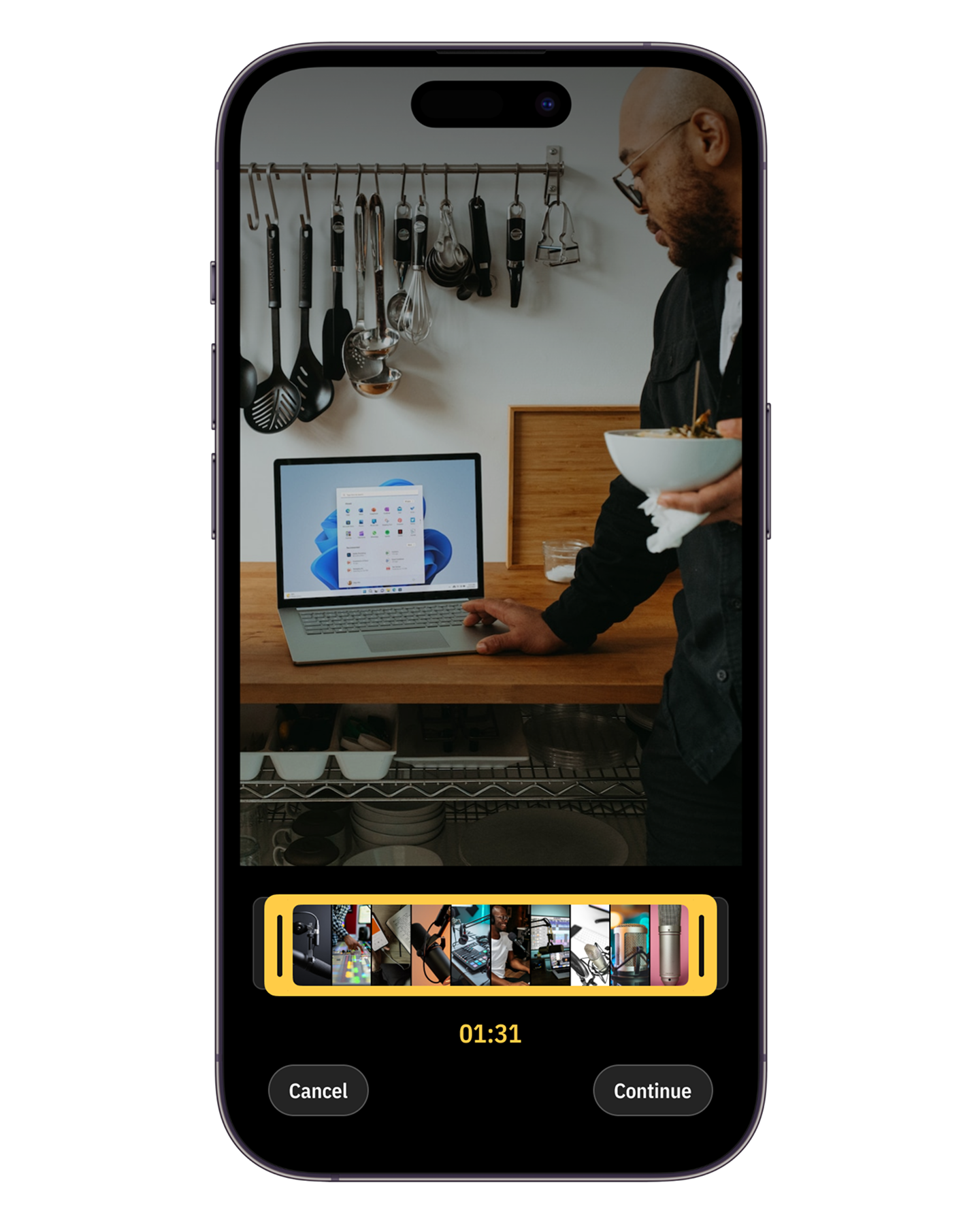 VeeHive mobile — video editing